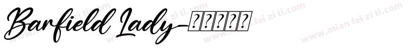 Barfield Lady字体转换